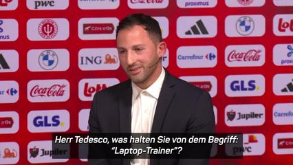 Tedesco: Gehe nicht mit meinem Laptop ins Bett