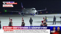 L'avion de Volodymyr Zelensky a atterri à l'aéroport d'Orly