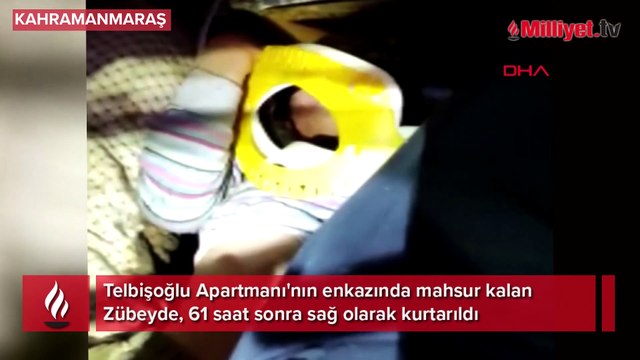 61 saat sonra enkazdan kurtarılan Zübeyde: Kardeşim minik ölebilir
