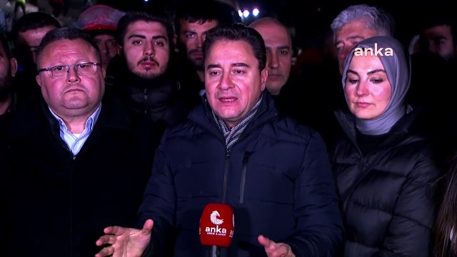 Ali Babacan Antakya'da! Televizyonlarda, telefon ekranlarında gördüğünüzden kat kat ötesi ağır bir tablo