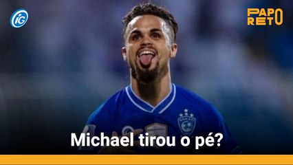 O Michael tirou o pé quando entrou contra o Flamengo?