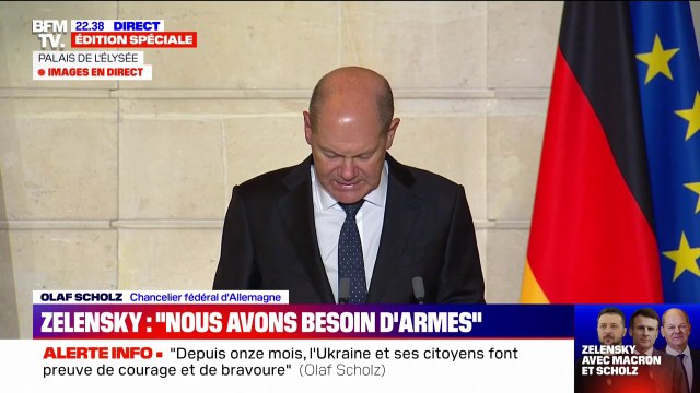 Olaf Scholz: La Russie ne doit pas gagner cette guerre