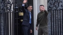 Zelenski visita el Reino Unido en busca de cazas de combate para Ucrania