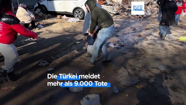 Wir hören Stimmen : Verzweifelte Suche in Erdbeben-Gebieten in Türkei und Syrien