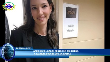 Anne Décis : Rares photos de ses filles,  a la même bouche que sa maman