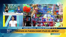 INDECOPI: “Colegios no pueden exigir artículos de limpieza en lista de útiles”