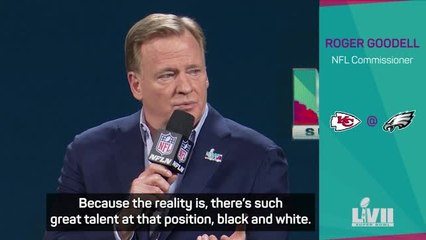 Descargar video: 'They make the league better' - NFL Commissioner proud of historic first for black QBs