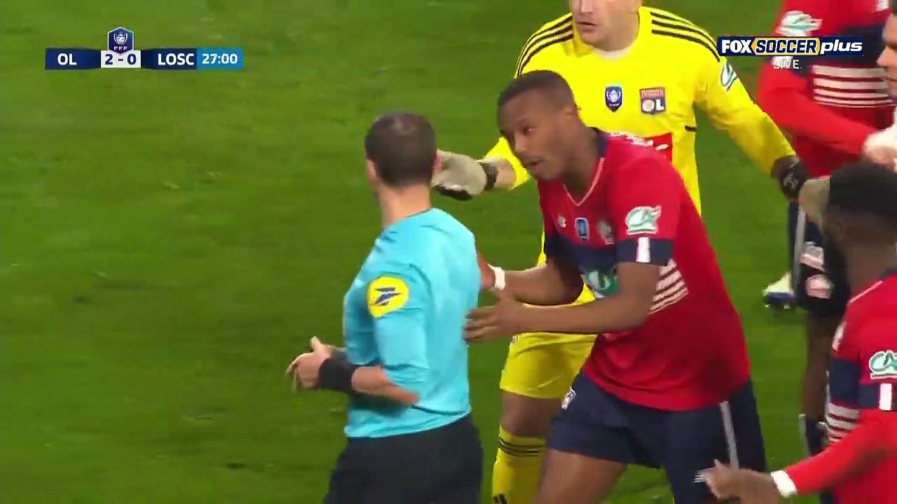Olympique Lyonnais vs Lille Extended Highlights