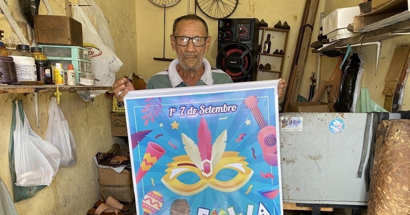 Tradicional rua de Cajazeiras lança bloco de carnaval e homenageia antigo sapateiro com tema inusitado