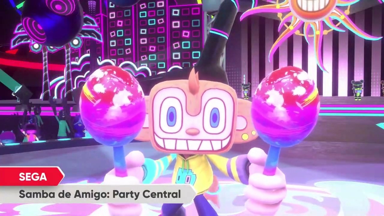 Samba de Amigo Party Central - trailer Nintendo Direct 8-2-2023