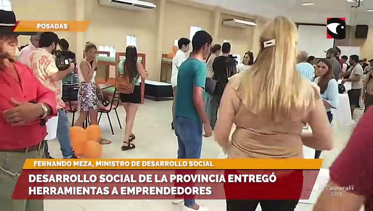 Desarrollo Social de la provincia entregó herramientas a emprendedores