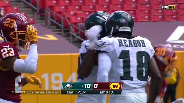 NFL 2020 Week 01 - Eagles vs Washington - Condensed Game