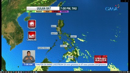 Walang nagbabadyang bagyo o low pressure area sa loob o labas ng Philippine Area of Responsibility | UB