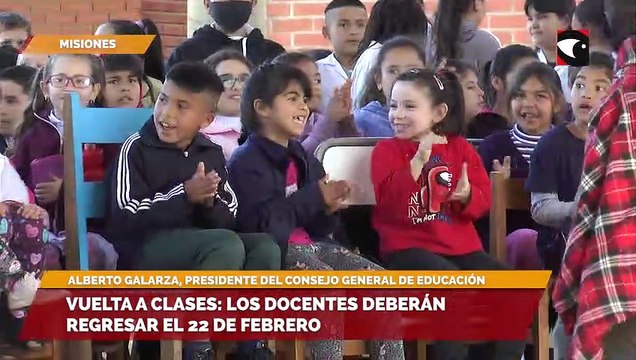 Vuelta a clases: los docentes deberán regresar el 22 de febrero