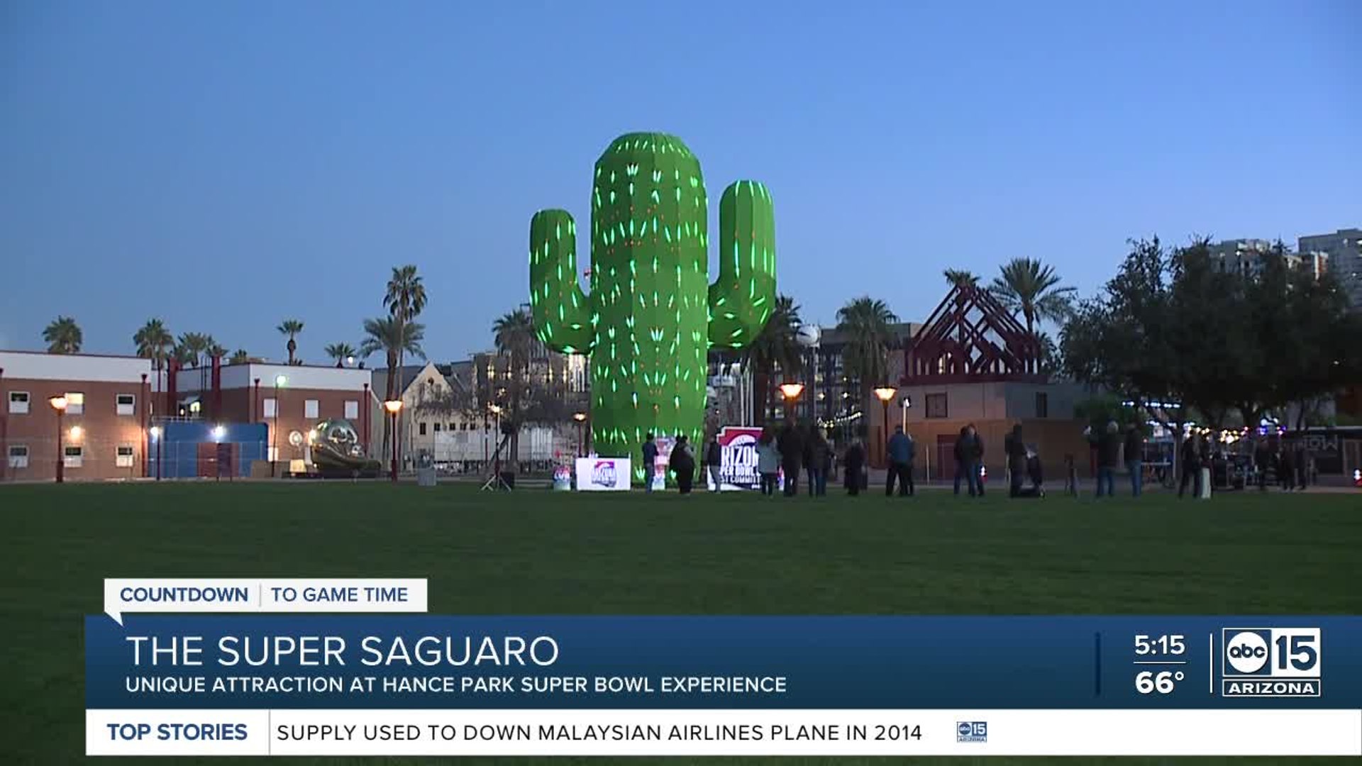 Super Saguaro at Hance Park Super Bowl Experience - video Dailymotion