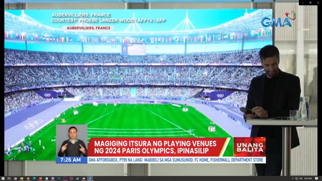 Magiging itsura ng playing venues ng 2024 Paris Olympics, ipinasilip | UB