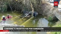 Asfixia por sumersión y credenciales de Guatemala: Esto se sabe de los 14 cuerpos hallados en NL
