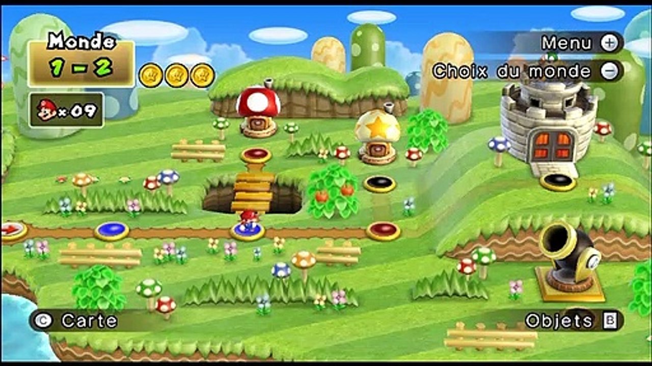 New Super Mario Bros. Wii online multiplayer wii Vidéo Dailymotion