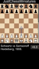 White removes one Knight, sacs the other one and checkmates.