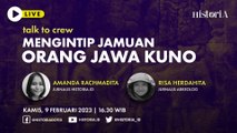 Talk To Crew -  Mengintip Jamuan Orang Jawa Kuno