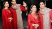 Sidharth Malhotra Kiara Advani Wedding के बाद Red Dress में Delhi Home Griha Pravesh Video Viral