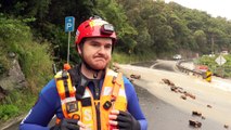 NSW SES footage at the Sea Cliff Bridge