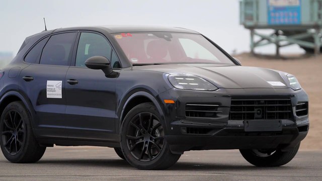 Testing of the new Porsche Cayenne reaches the home straight