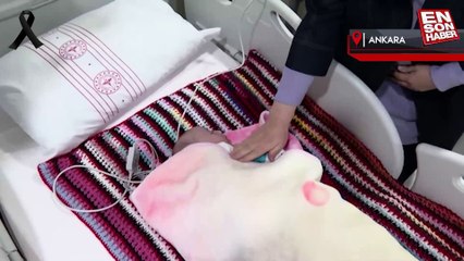 Emine Erdoğan, Ankara'ya getirilen depremzede bebekleri ziyaret etti