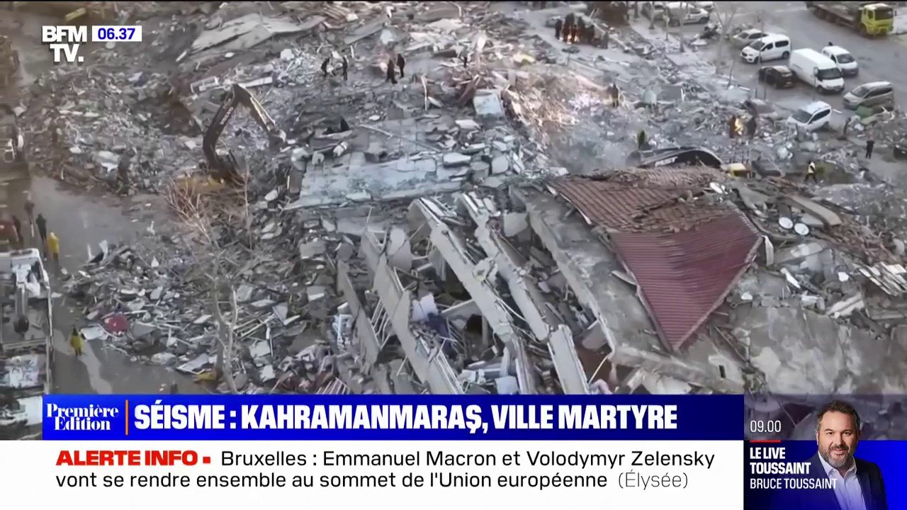Séisme en Turquie: la ville de Kahramanmaras, épicentre de la catastrophe, réduite en poussière