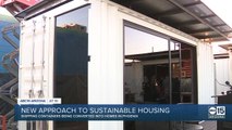 City unveils shipping containers as 'sustainable' housing alternative to help fight housing crisis