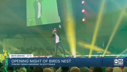Opening night for the Birds Nest concert series