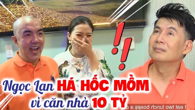 Ngọc Lan HÁ HỐC MỒM khi lần đầu được khám phá căn nhà 70 TỶ của đồng nghiệp