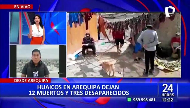 Huaicos en Arequipa: identifican a 12 fallecidos en la provincia de Camaná
