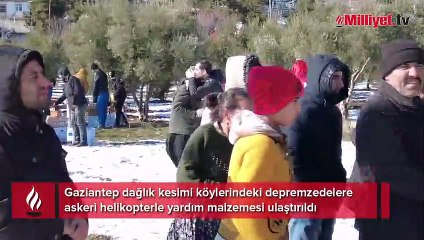 Mehmetçik depremin vurduğu köylerde