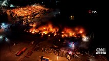 İskenderun Limanı’ndaki yangın sürüyor