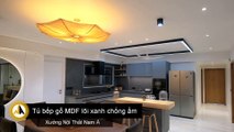 [HOT] Mẫu Tủ bếp MDF phủ melamine đẹp cho nhà chung cư | Xưởng Nội Thất Nam Á