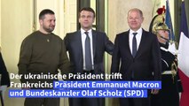 Selenskyj drängt Macron und Scholz zu Kampfjet-Lieferungen