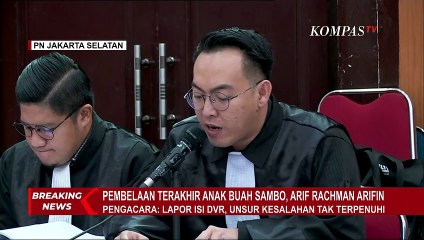 Tim Penasihat Hukum Arif Rachman: Lapor Isi DVR CCTV, Unsur Kesalahan Tidak Terpenuhi