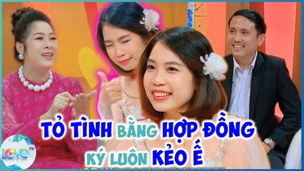 CẦU HÔN VỢ bằng HỢP ĐỒNG TÌNH YÊU bạn gái GẬT ĐẦU NHƯ BỎ CỦI vì SỢ Ế _ VCS _ LOVETV