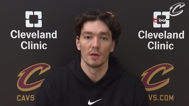 Cedi Osman: Takım ve bireysel olarak elimizden gelen her şeyi yapmaya çalışıyoruz - Cleveland - Detroit maçı öncesi saygı duruşu yapıldı