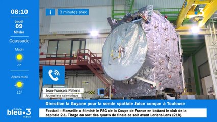 La sonde JUICE quitte Toulouse pour Jupiter