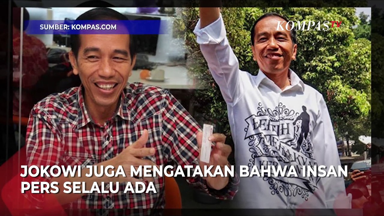 Cerita Jokowi Soal Jasa Insan Pers Bantu Dirinya jadi Presiden