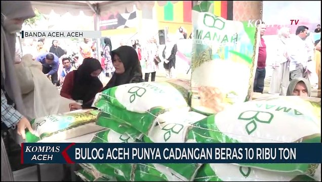 Bulog Aceh Saat Ini Punya Cadangan Beras 10 Ribu Ton
