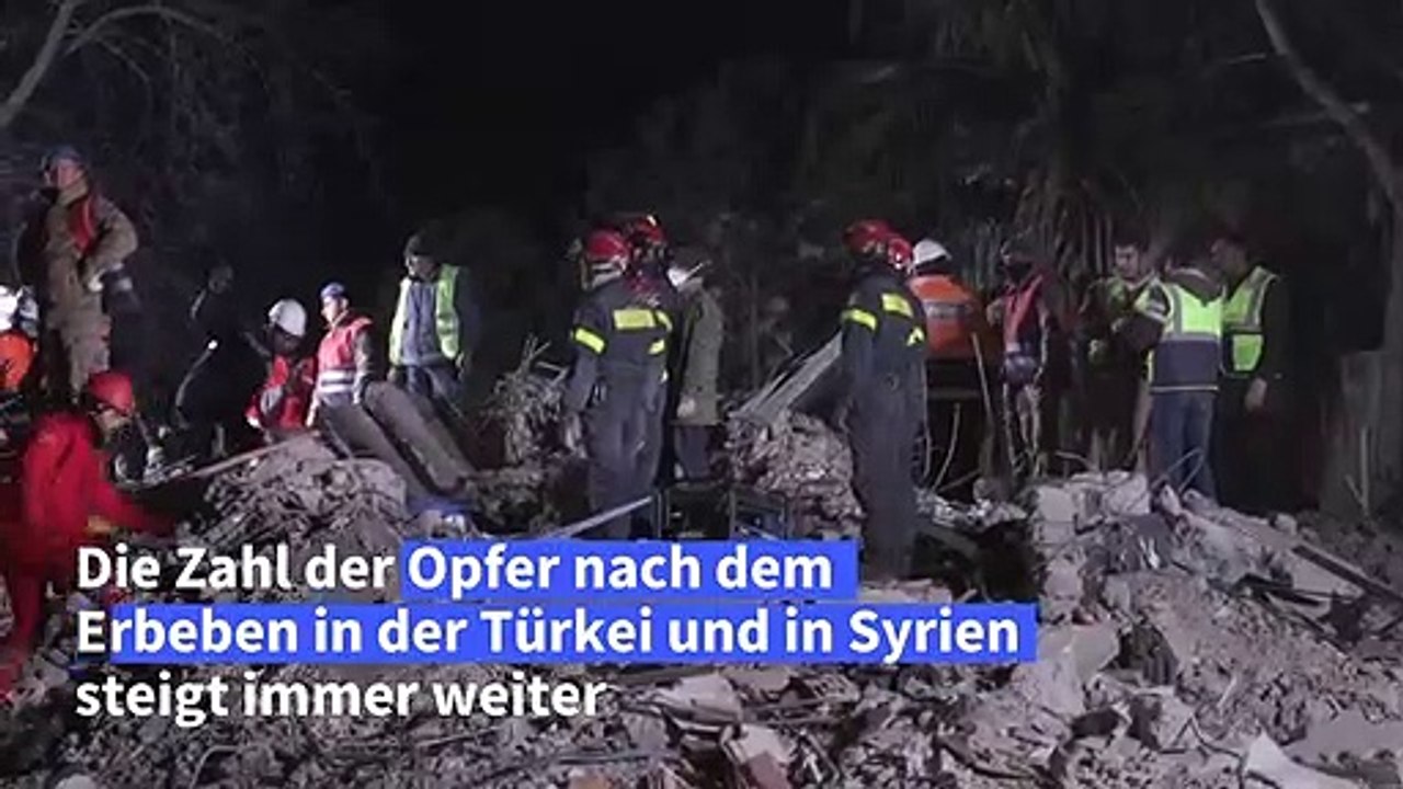 Schon mehr als 15.000 Tote nach Erdbeben in Türkei und Syrien geborgen