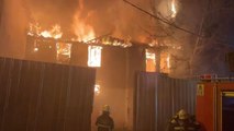 Tekirdağ'da metruk bina yangınında 2 kişi öldü
