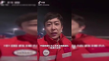 Çin'den Gelen Arama Kurtarma Ekibi Hamile Kadını Kurtardı