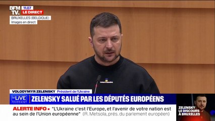 Descargar video: Guerre en Ukraine: Volodymyr Zelensky remercie l'Europe pour son 