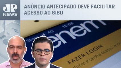Schelp e Cristiano Vilela analisam divulgação de notas do Enem