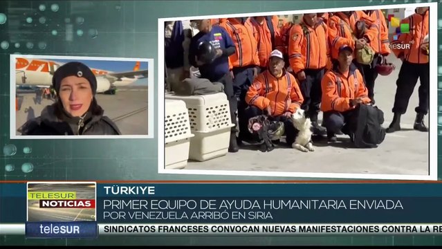 Türkiye recibe ayuda humanitaria de varios países