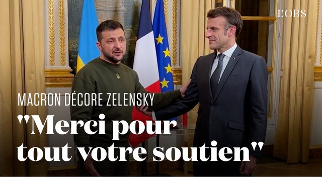 Macron décerne à Zelensky la Grand’Croix de la Légion d’honneur pour les Ukrainiens